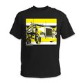 Safetyshirtz Dump Truck High Visibility Tee, Black, L 31010501L